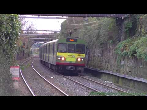 Dart Train number 8140 - Glenageary Station, Dublin