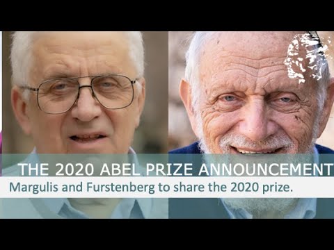 The Abel Prize announcement 2020 — Hillel Furstenberg & Gregory Margulis