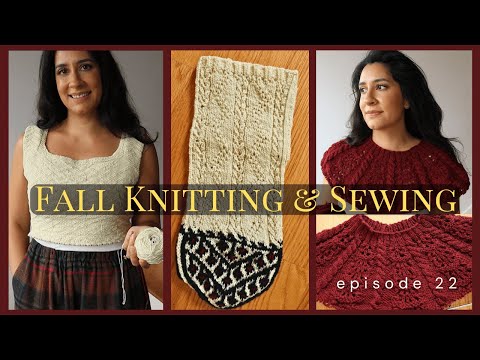 Knitting Podcast 22 - Fall WIPS, Kutovakika KAL, Danish Nightshirt, & 1 Sock!