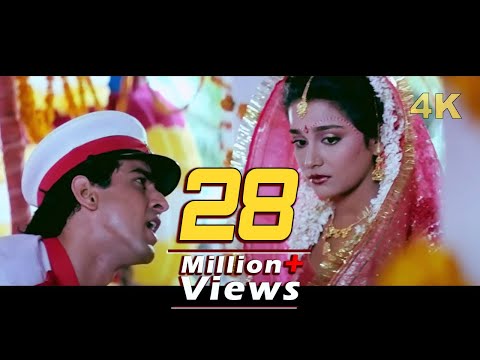 First Time Dekha - Bollywood 4K Romantic Song | Jaan Tere Naam | Ronit Roy | Farheen | Kumar Sanu