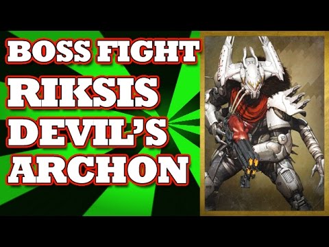 Destiny: Boss Fight #1 Riksis, Devil Archon (Gameplay/Commentary) [HD]