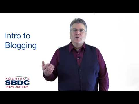 Intro to Blogging - Class Description