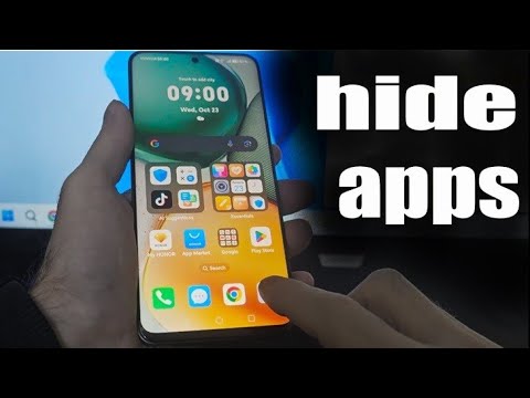 How to hide apps on honor X7C