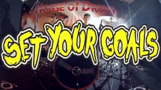 Set Your Goals - Gaia Bleeds Make Way For Men- Drumcover by Cicka #5MinutesAloneDrums on Sonor