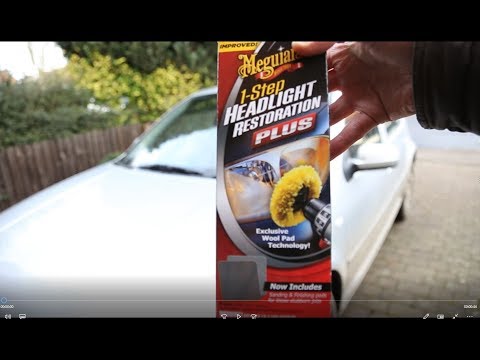  Meguiars One Step Headlight Restoration Plus Kit