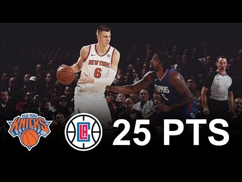 Kristaps Porzingis Full Highlights 2017.11.20 vs Clippers - 25 Pts, 7 Reb, 2 Ast