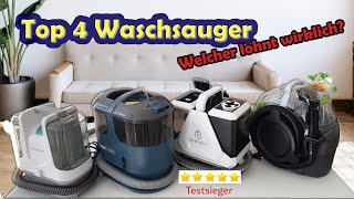 TOP 4 Waschsauger Modelle im Vergleich | Polsterreiniger Geräte Test – welcher lohnt sich wirklich?