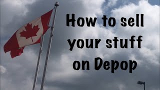 Selling stuff online in Canada Vlog/How to sell stuff on DEPOP!