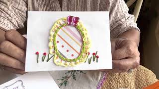 My Needlepoint DIY Easter Cards 2023