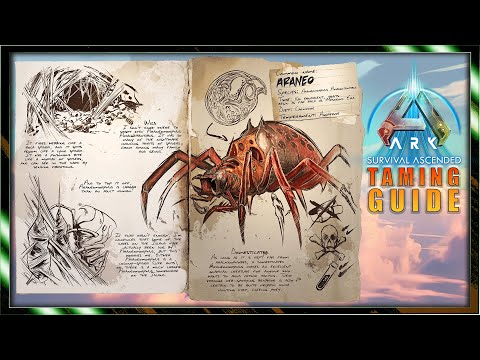 ARK Survival Ascended – Araneo zähmen 🕷️ | Spinnen-Guide & Höhlenkontrolle | Taming Guide #9 | #ark