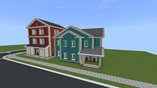 How To Build A Apartment Building 🏠 In Minecraft Tutorial 736