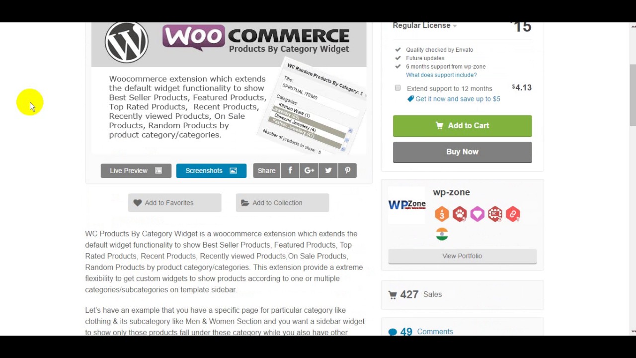 WC Products By Category Widget by wp-zone