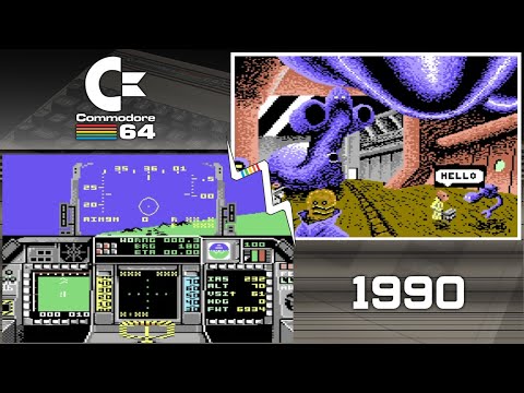 Top 50 Commodore 64 (C64) games of 1990 - in under 10 minutes