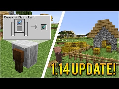 Minecraft 1.14 New Disenchantment Grindstone! + New Plains ...