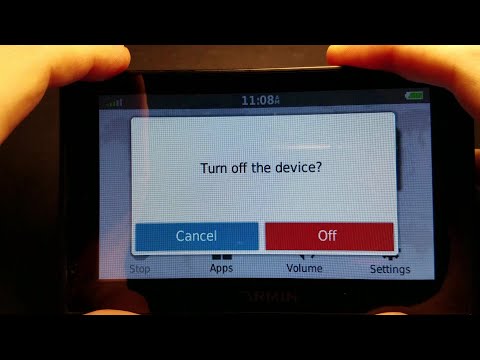 How to turn a Garmin DriveSmart completely off to save battery life
