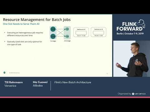 Flink’s New Batch Architecture - Till Rohrmann & Ma Guowei