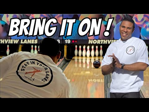 I Had To Bowl Against My Doubles Partner | League Night at North View Lanes