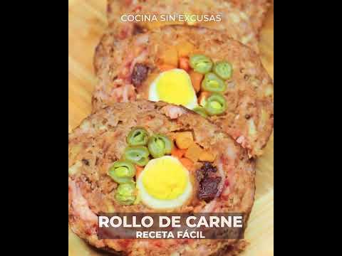 Cómo hacer Rollo de Carne super Fácil