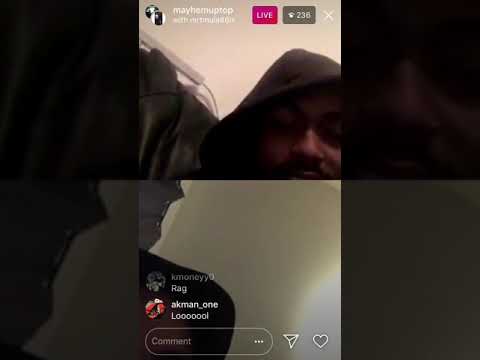 (Uptop) Mayhem on Instagram live wid his opp (86) T-Mula