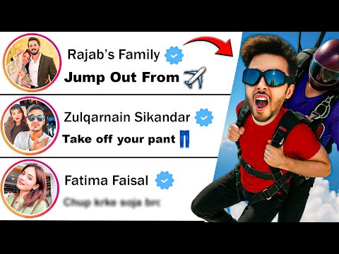 Big Youtubers Gave me Crazy Dares !! 😭😱