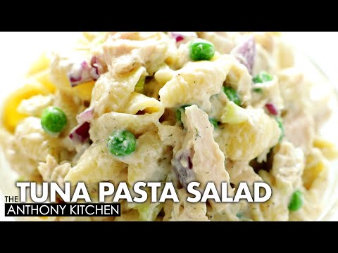 Best TUNA PASTA SALAD Ever ➡️ With NEXT-LEVEL 2-Minute DILL DRESSING!!!