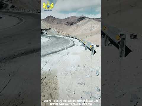 W Metal Beam Crash Barrier Manufacturer in India | OM Enterprises Road Safety Solutions
