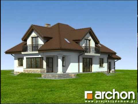Dom w kaliach 3. Projekty domów ARCHON+, www.archon.pl
