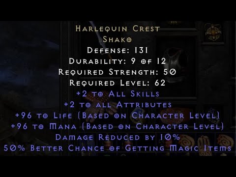Shako Drop  in Nightmare Diablo 2 ressurected