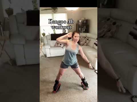 Kangoo ab workout w/ @KingaSebestyenKangooJumps  #shorts #kangoo #fitboots #fitness #kangoojumps