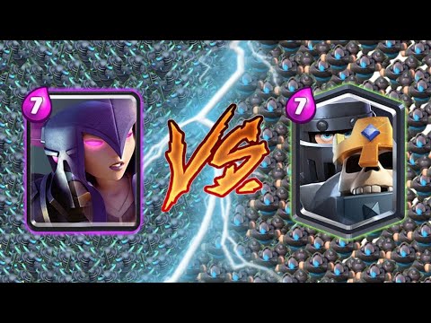 PEKKA + WITCH VS MEGA KNIGHT + SKELETON KING - CLASH ROYALE BATTLE #346