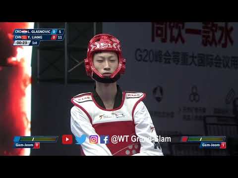 Men  58kg Quarterfinal | LEON GLASNOVIC（CRO） VS Yushuai LIANG （CHN）