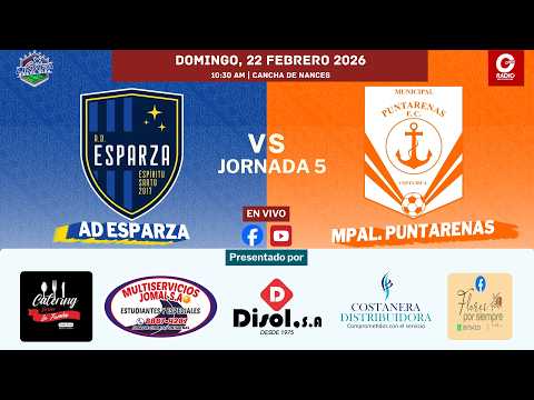 SEGUNDA B LINAFA | AD Esparza VS Mpal. Puntarenas | Jornada 5 - Clausura 2026
