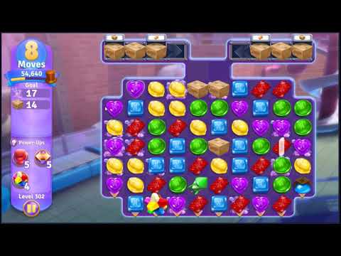Wonka's World of Candy Level 302 - NO BOOSTERS + FULL STORY 🍫 | SKILLGAMING ✔️