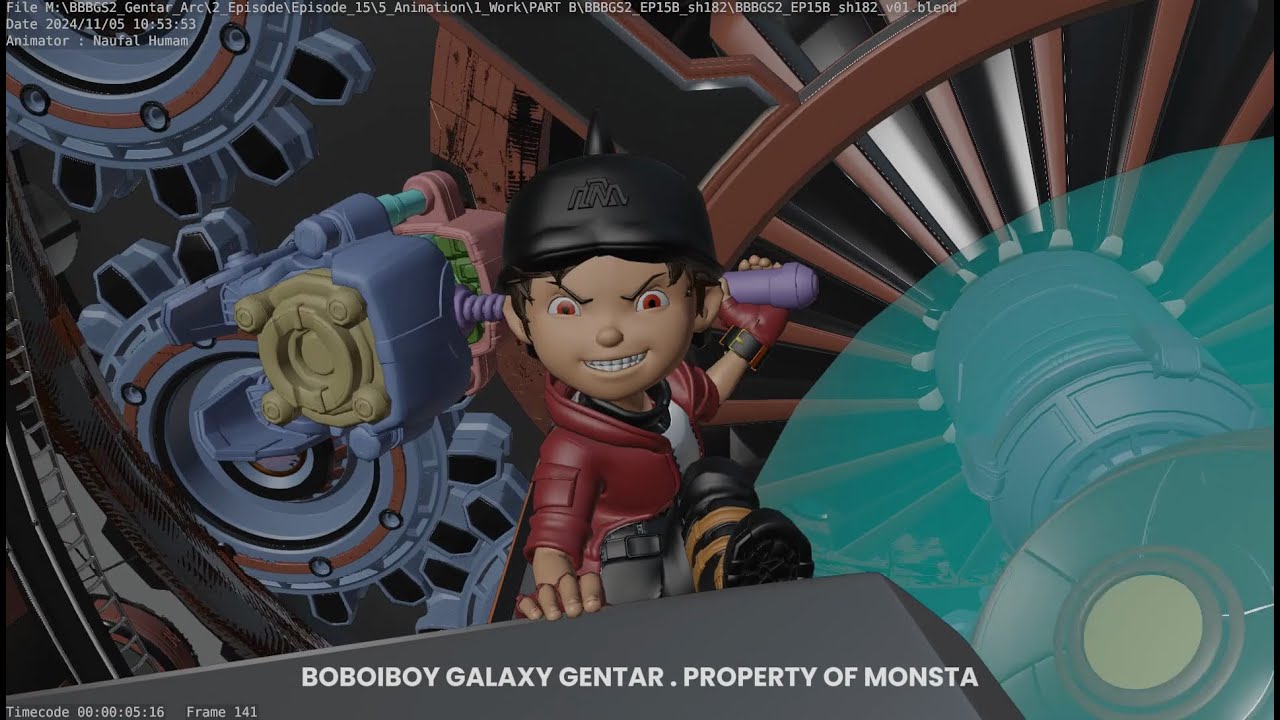 Boboiboy Galaxy Gentar Portfolio 2025 (Playbast)