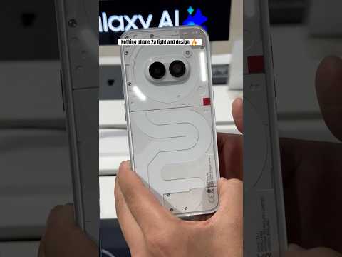 Nothing phone 2a || light || first looking 👀 nothing phone || nothing phone light #new #ytshorts