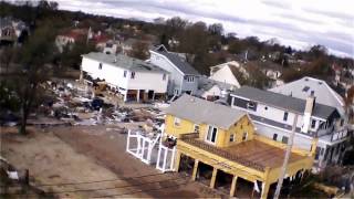 preview picture of video 'Before and After Hurricane Sandy from Above: Yetman Avenue in Tottenville, Staten Island'