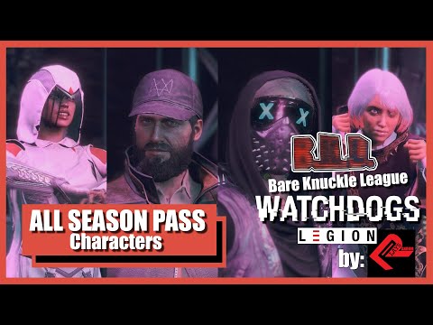 Darcy, Aiden, Wrench, and Mina in BARE KNUCKLE LEAGUE | Watchdogs Legion | GAMEPLAYS by Random Plays