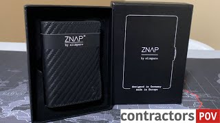 Slimpuro ZNAP Wallet Carbon Fiber EDC Slim Wallet