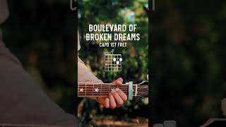 Download lagu Boulevard Of Broken Dreams Green Day Guitar Tutorial // Boulevard Of Broken Dreams Guitar Lesson mp3