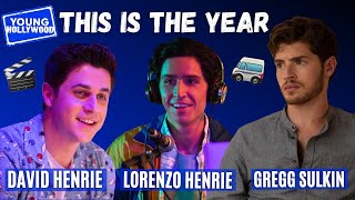 Gregg Sulkin, David & Lorenzo James Henrie on This Is The Year's Exec Producer Selena Gomez! video