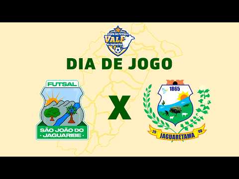 Copa de Futsal Vale do Jaguaribe | São João do Jaguaribe x Jaguaretama | Masc. | 2ª Rodada | Ao Vivo