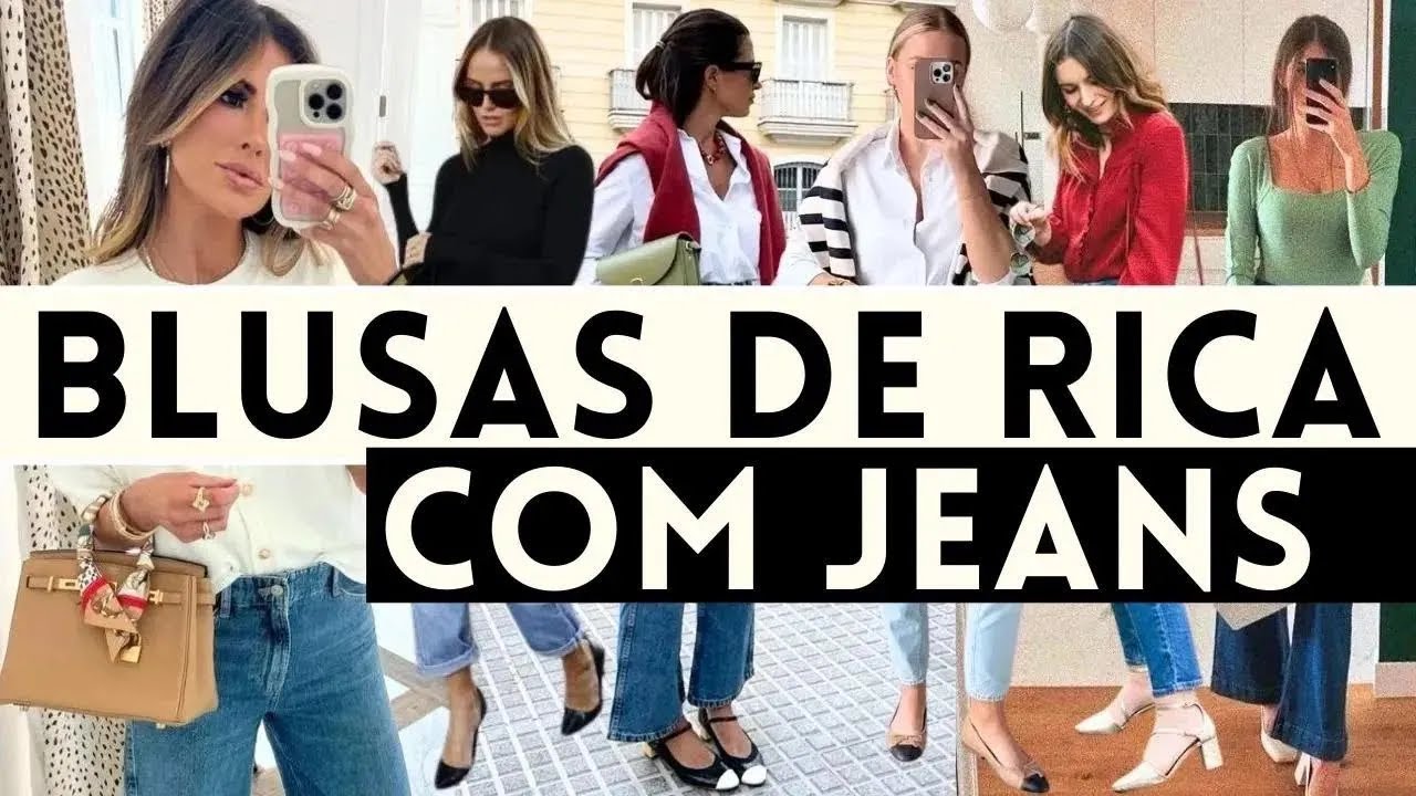 🔴 MELHORES BLUSAS DE RICA PARA USAR COM JEANS NO DIA-A-DIA!