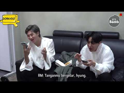 [INDO SUB] 210913 [BANGTAN BOMB] Hotteok Time During Break - BTS (방탄소년단)
