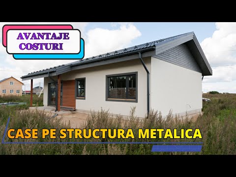 Ieftin?! Casa pe STRUCTURA METALICA. Avantaje, costuri + BONUS un PROIECT