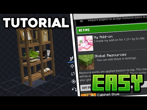 How to Make Add-on/Mod for Minecraft PE 1.21 Without Coding