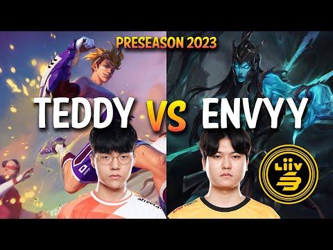 Teddy vs LSB Envyy - EZREAL vs KALISTA ADC - KR Ranked