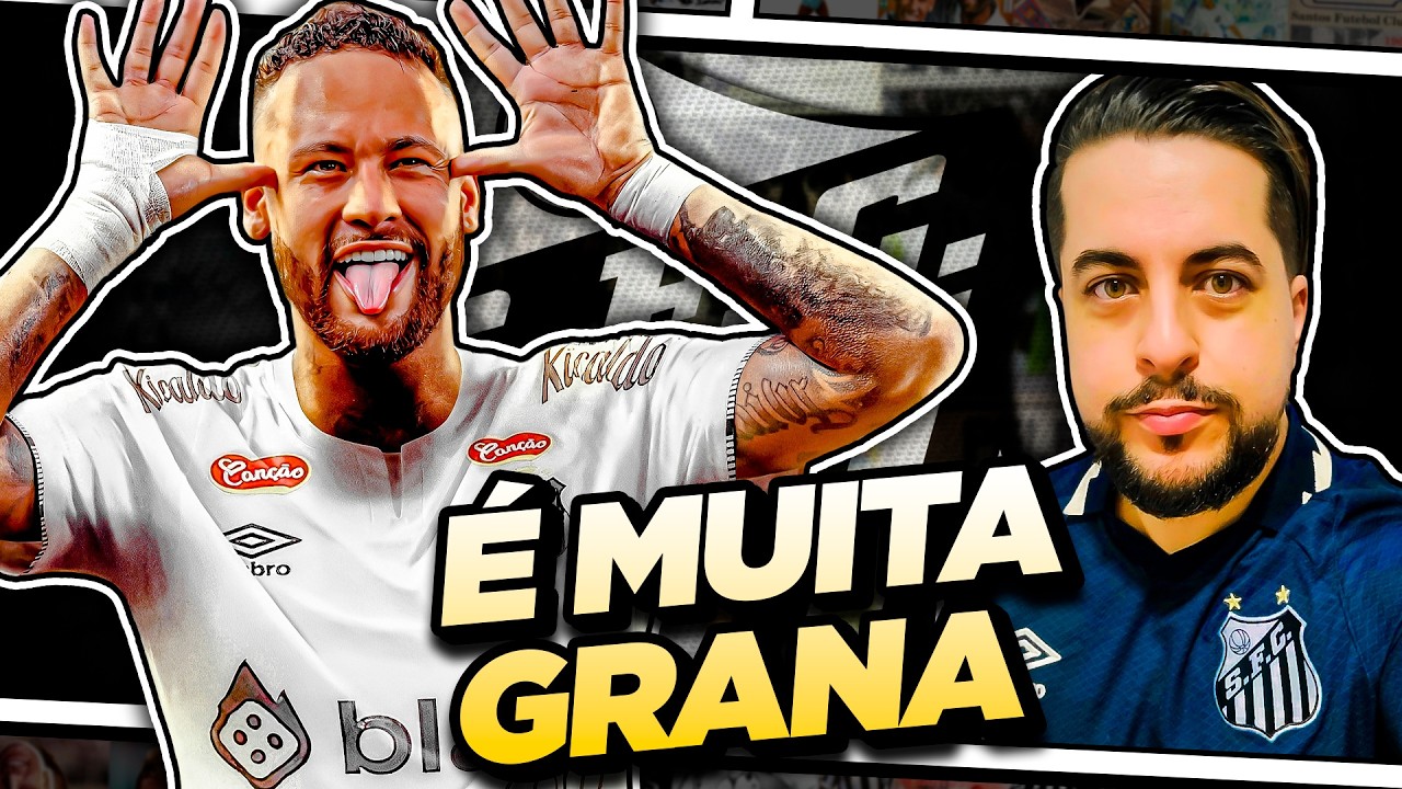 QUANTO NEYMAR VAI GANHAR NO SANTOS? Veja os VALORES e PLANOS DE MARKETING!