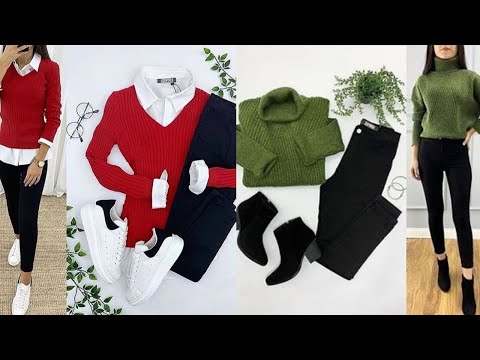 OUTFITS Y CONJUNTOS DE ROPA DE MODA MUJER  2022/ COMBINACIONES DE ROPA MODERNA/ COMO COMBINAR ROPA