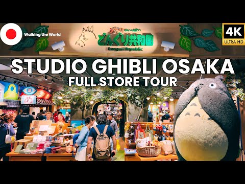 Inside Studio Ghibli Store in Osaka Japan - FULL Tour [4K]
