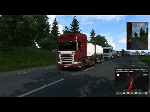 Euro Truck Simulator 2 -  Scania R480 - Gameplay